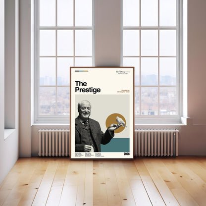The Prestige Movie Poster: Mid-Century Modern Minimalist Print