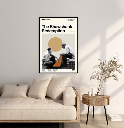 The Shawshank Redemption Poster: Minimalist Movie Art Print