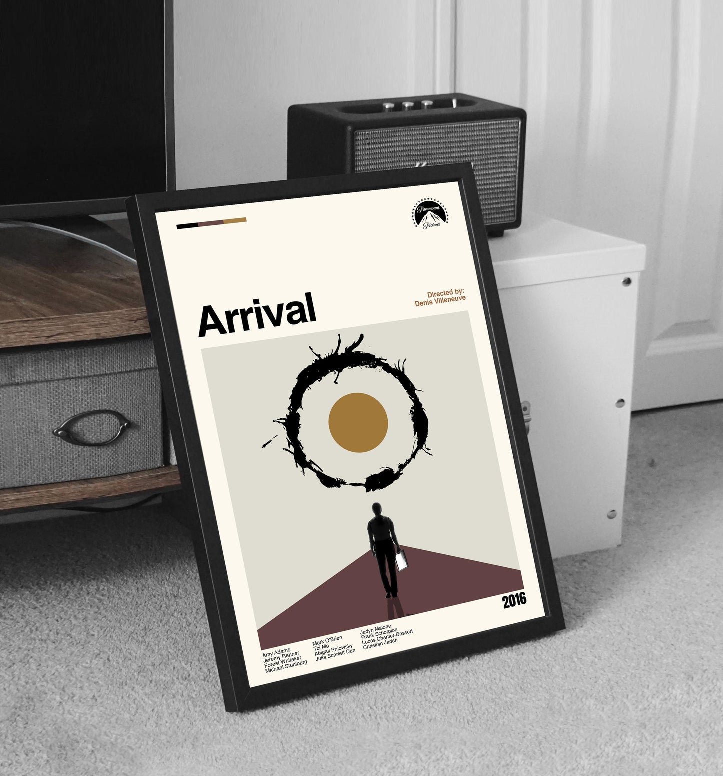 Arrival Movie Poster - Mid-Century Modern Minimalist Print