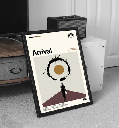 Arrival Movie Poster - Mid-Century Modern Minimalist Print