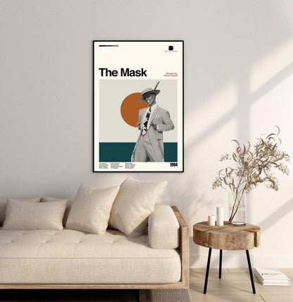 The Mask Movie Poster – Mid-Century Modern Minimalist Art Print